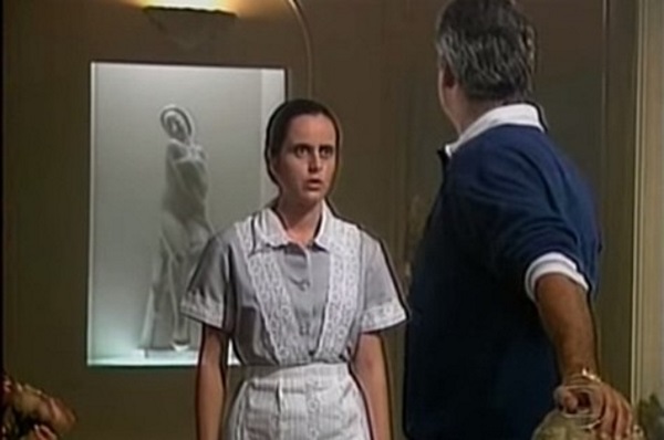 Algumas empregadas da ficção são insossas, como Jurema, vivida por Fernanda Young na novela de 1991