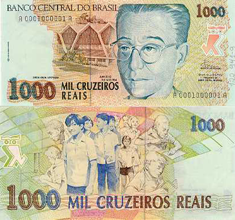 Mil cruzeiros reais (1993)
