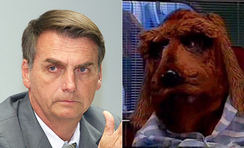 Jair Bolsonaro e J.F., o chefão da TV Colosso