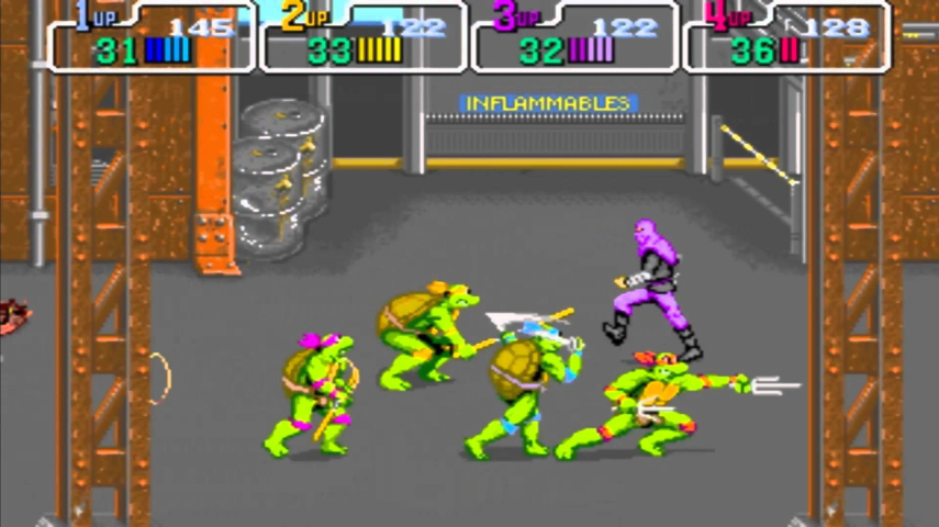 Teenage Mutant Ninja Turtles: The Arcade Game (1989, Arcade)