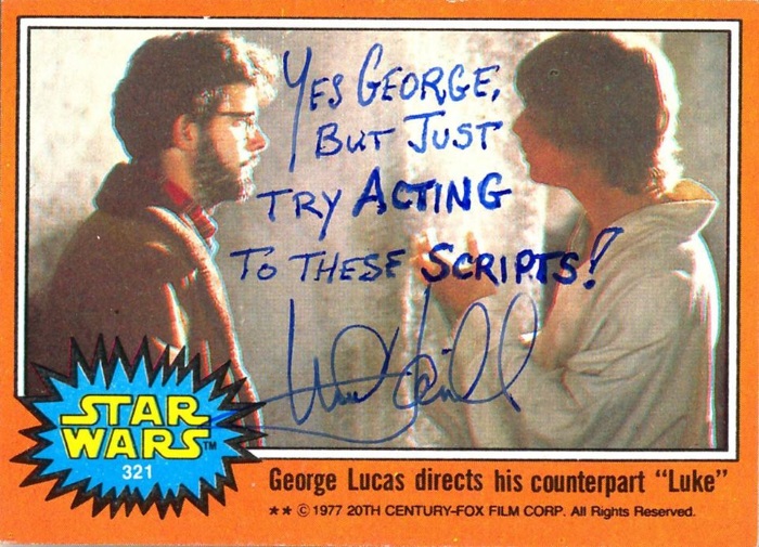 OK, George, mas tente atuar com esses roteiros!