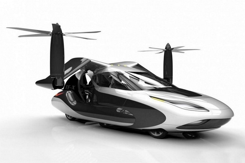 O TF-X, da Terrafugia, funcionará como um automóvel terrestre e um helicóptero. A previsão é que ele esteja no mercado até 2027