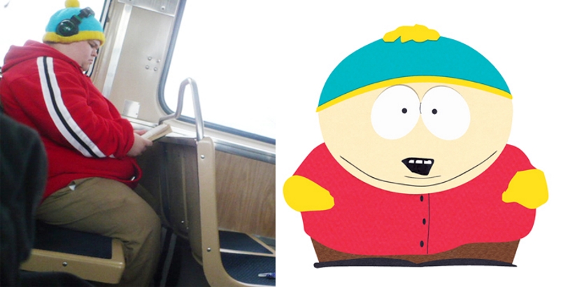 Um maluco grande e Cartman, de South Park