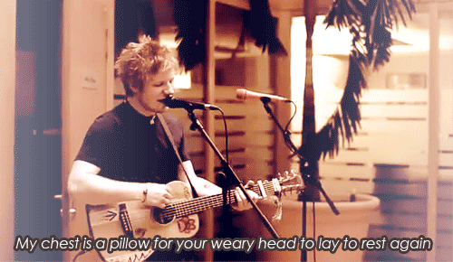 Ed Sheeran sedutor