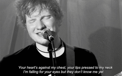 Ed Sheeran sedutor