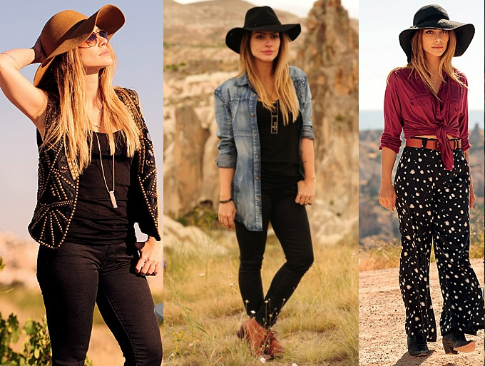 A personagem usava looks urbanos inspirados em it girls internacionais. As peças mais usadas eram os tops croppeds com peças de cintura alta, calças de alfaiataria, transparências, calças com bocas mais largas, blazers boyfriend e chapéu 