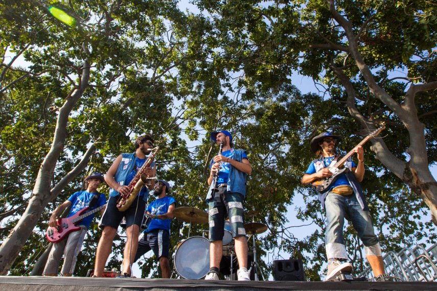 Jazz em palco do lado de fora do Rock in Rio