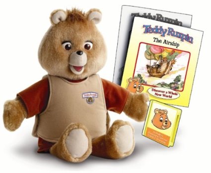 O urso contador de histórias atravessou a década de 1980 e 1990