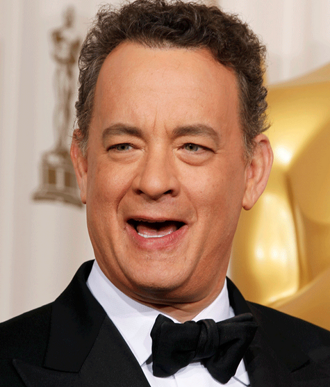 E ele é ninguém menos que Tom Hanks!