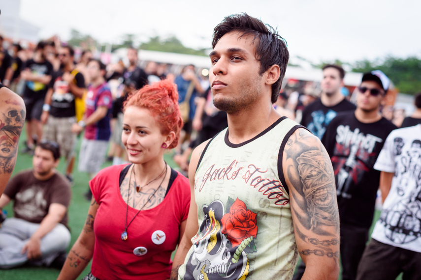 Público no Rock in Rio na sexta (25) 