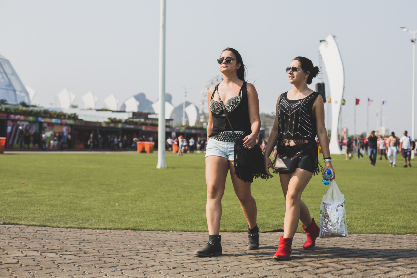 Público no Rock in Rio na sexta (25) 