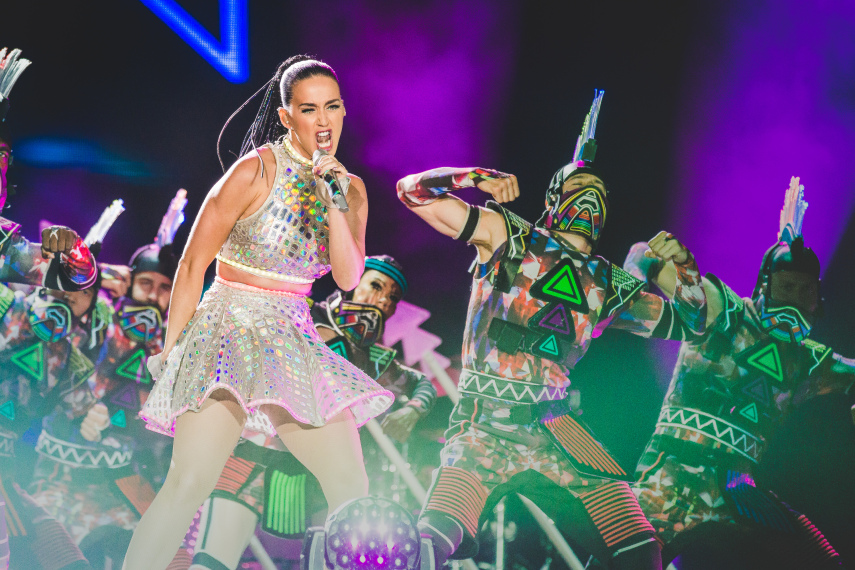 Katy Perry no encerramento do Rock in Rio 2015