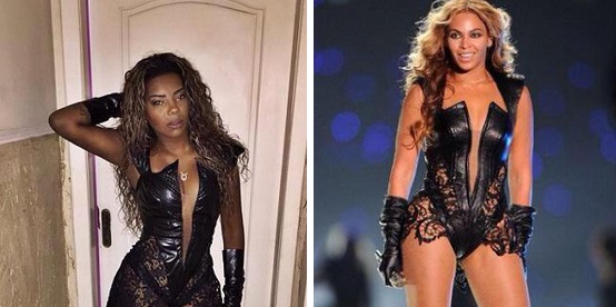 Bey, podia ter deixado o look um pouquinho diferente da Lud, né? Rainha que é rainha não precisa copiar!