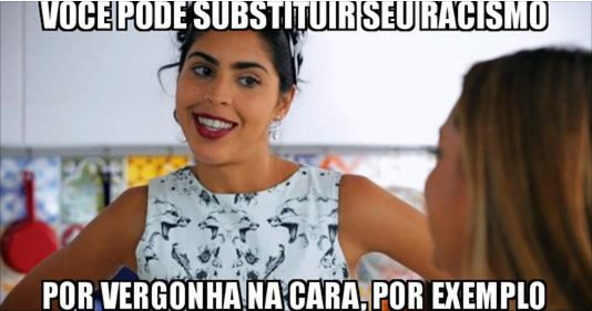 Vergonha na cara é sempre o substituto perfeito, pra qualquer situação, minha gente