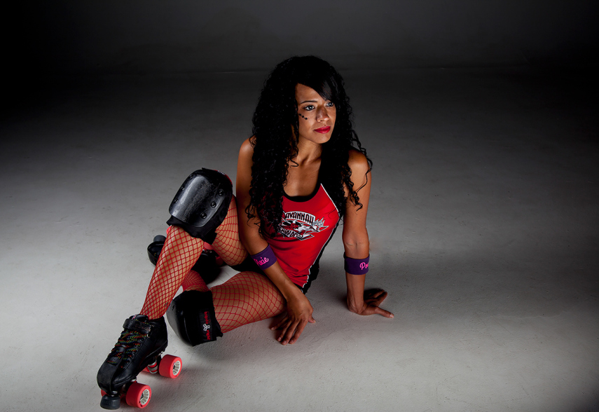 A fotógrafa Ann Van Epps retratou todo o estilo das jogadoras do time Savannah Derby Devils