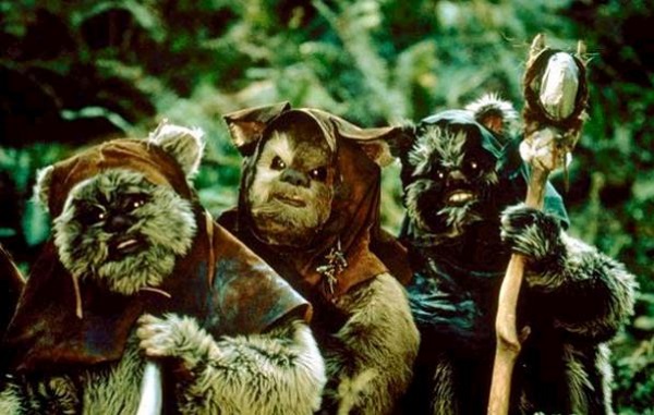 Muita gente detestou os Ewoks, que com certeza deram uma 