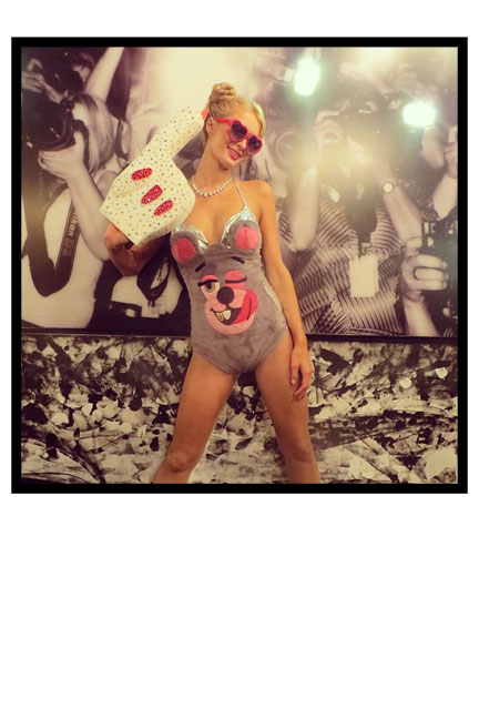 Cosplay de Miley, é isso mesmo, Paris?