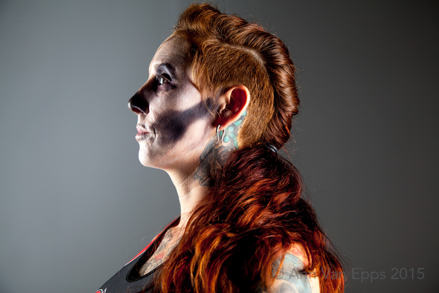 A fotógrafa Ann Van Epps retratou todo o estilo das jogadoras do time Savannah Derby Devils