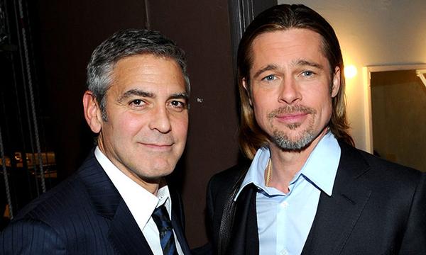 Sabe aquela dupla que tá sempre aprontando alguma coisa? Certeza que os musos Clooney e Pitt são desse tipo. Imagina o estrago se eles fossem solteiros!