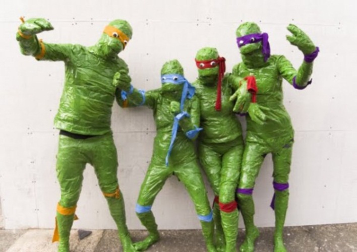 Tartarugas Ninja ou múmias verdes? Múmias verdes ou bolor de pão?