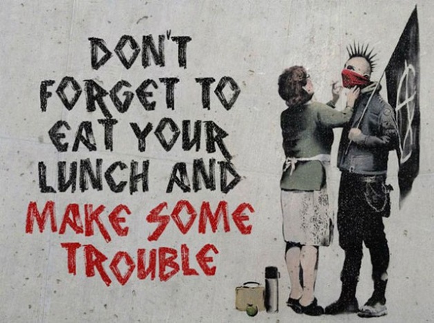 Nick Stern recriou grafites famosos de Banksy