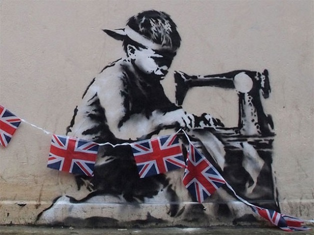 Nick Stern recriou grafites famosos de Banksy