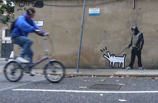 Nick Stern recriou grafites famosos de Banksy