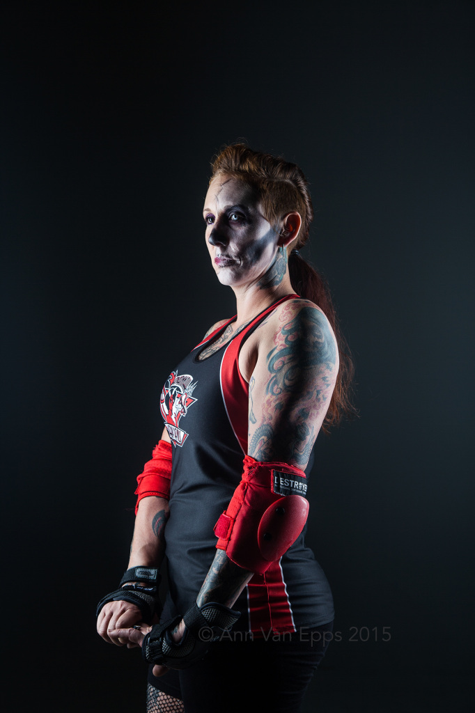 A fotógrafa Ann Van Epps retratou todo o estilo das jogadoras do time Savannah Derby Devils