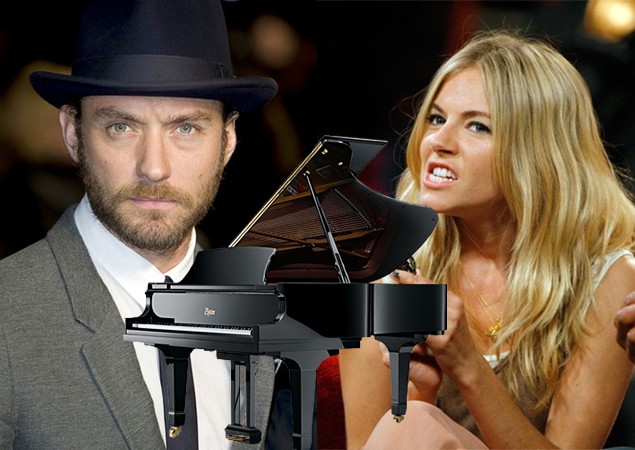 Ah, minha namorada gosta de tocar de vez em quando, então eu vou dar um piano de $ 200 mil dólares para ela se divertir de vez em quando (sim, esse é o Jude Law presenteando a ex Sienna Miller)