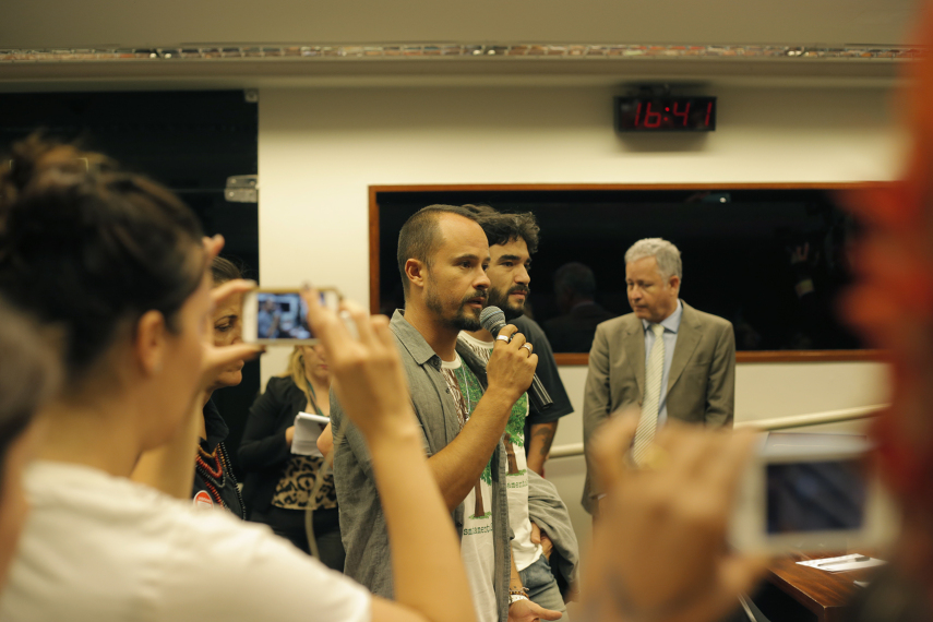 O ator Paulo Vilhena fala sobre a campanha Desmatamento Zero na comissão de legislação participativa