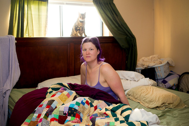 Kelsy Gossett fotografou pessoas no momento em que acordam