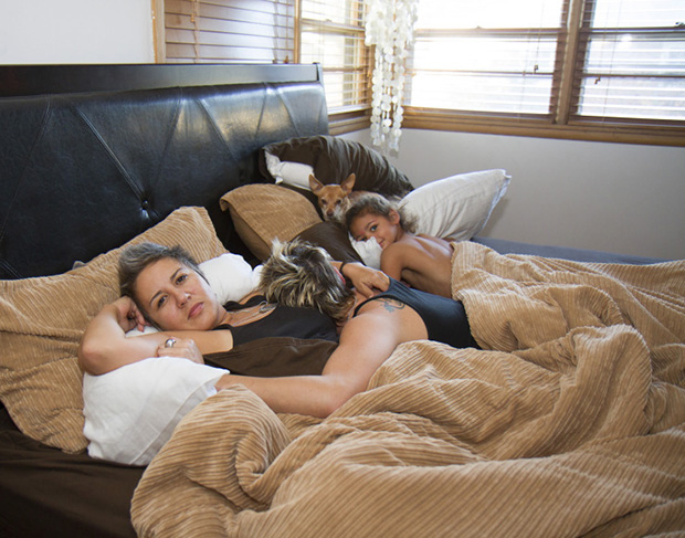 Kelsy Gossett fotografou pessoas no momento em que acordam