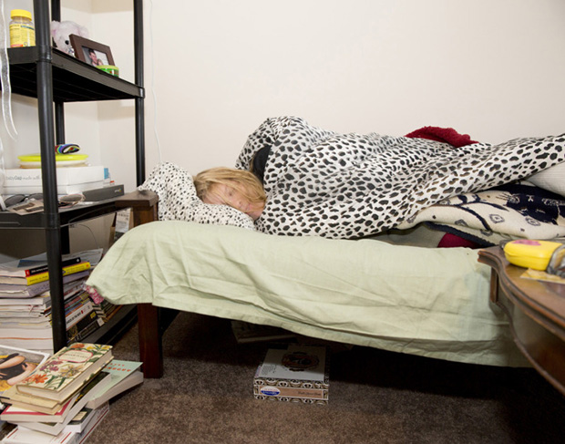 Kelsy Gossett fotografou pessoas no momento em que acordam