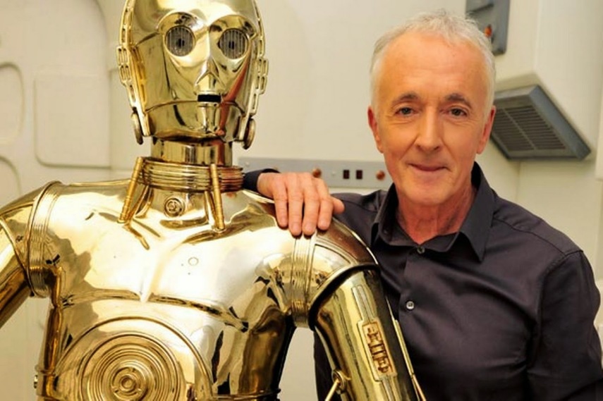 O ator nascido em 1946 fez 67 trabalhos, sendo 40 deles como C3PO, o   androide dourado de Star Wars