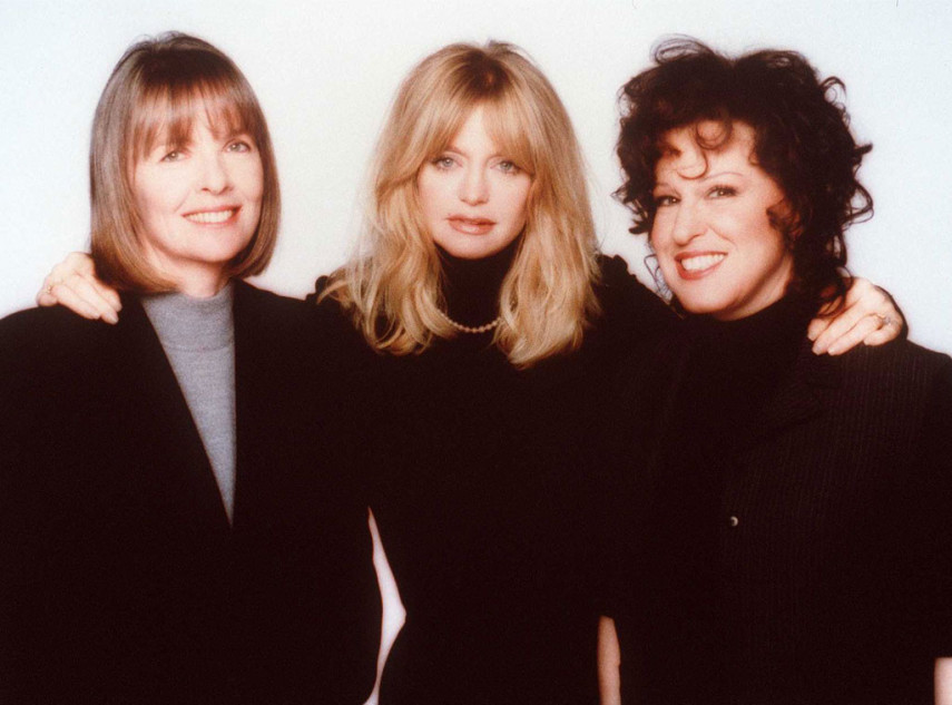 O último: esta comédia onde Goldie estrelava ao lado de Diane Keaton e Bette Midler