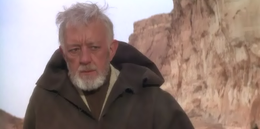 O Obi Wan Kenobi da trilogia original também já tinha uma carreira de   prestígio ao fazer Star Wars