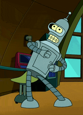 O robô de 'Futurama