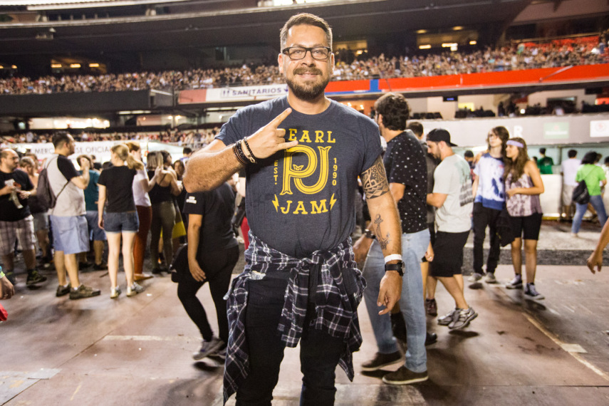 Pearl Jam se apresenta em São Paulo