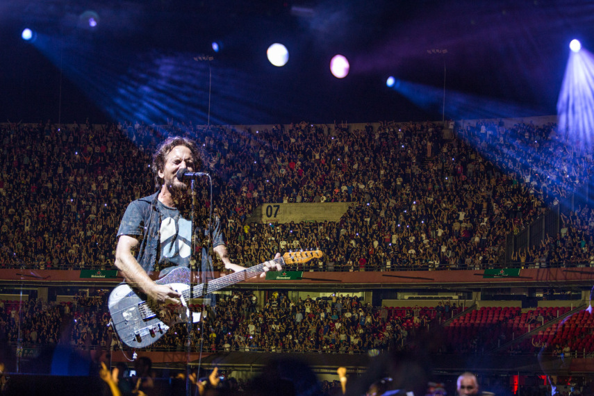 Pearl Jam se apresenta em São Paulo