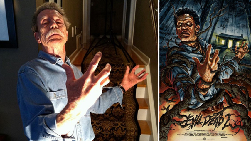 Artista usa o pai como referência para desenhar pôsteres de filmes clássicos