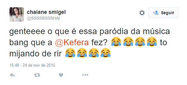 YouTuber fez paródia de Bang e internautas se dividiram na hora de opinar no Twitter