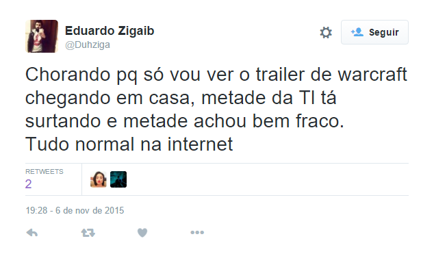 Previsto para estrear no dia 9 de junho de 2016, a saga tem fãs sedentos. Assim que o vídeo foi divulgado na web, o Twitter se tornou um campo de batalha entre aqueles que adoraram ver seus personagens num filme e quem achou que a produção deixou a desejar.