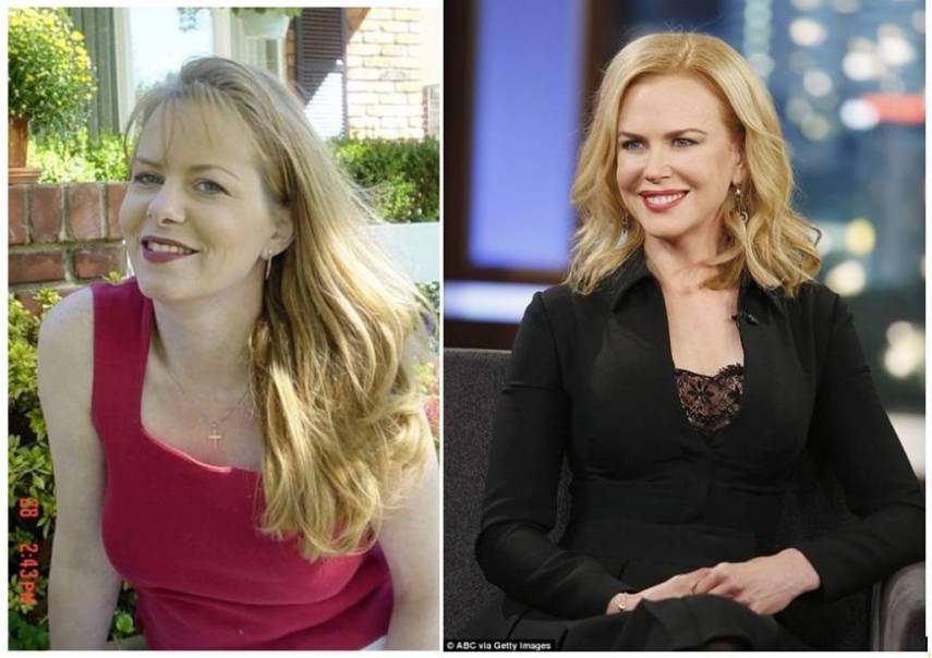 A moça da esquerda é uma versão da Nicole Kidman mais 