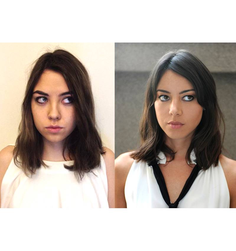 Essa usuária do Reddit conseguiu até copiar a cara de brava da Aubrey 