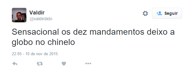 Fãs da TV Record e da novela 'Os Dez Mandamentos' tomaram conta do Twitter na noite dessa terça-feira