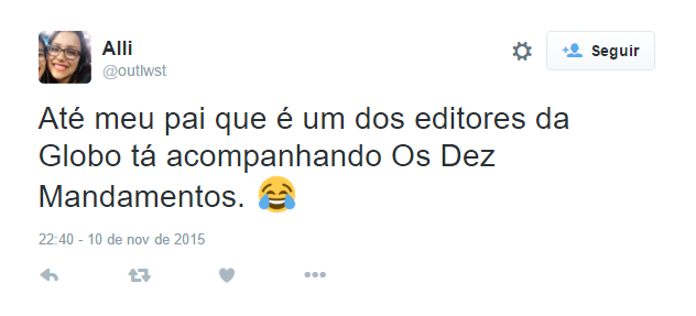 Fãs da TV Record e da novela 'Os Dez Mandamentos' tomaram conta do Twitter na noite dessa terça-feira