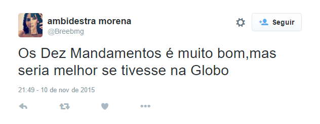 Fãs da TV Record e da novela 'Os Dez Mandamentos' tomaram conta do Twitter na noite dessa terça-feira