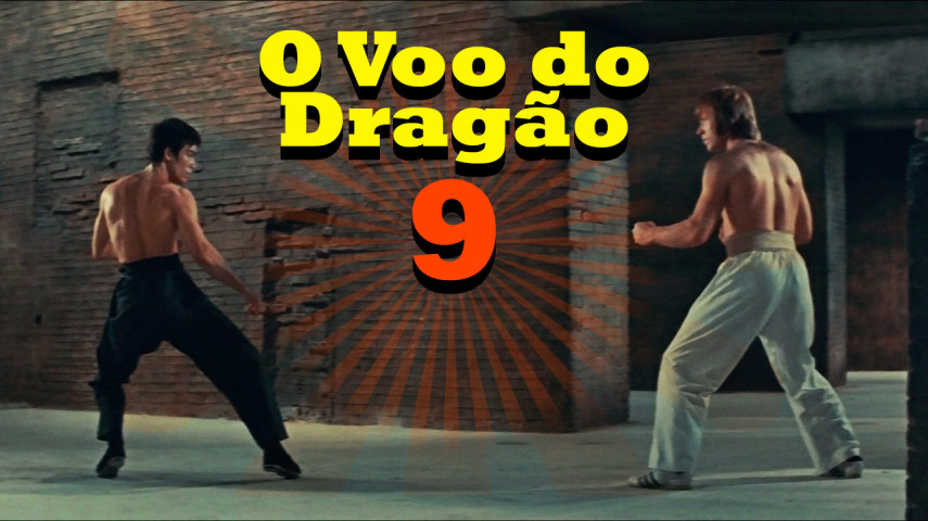 Após levar a pior, Chuck Norris nunca desistiu de desafiar Bruce. Pelas nossas contas, eles já estariam em O Voo do Dragão 9 