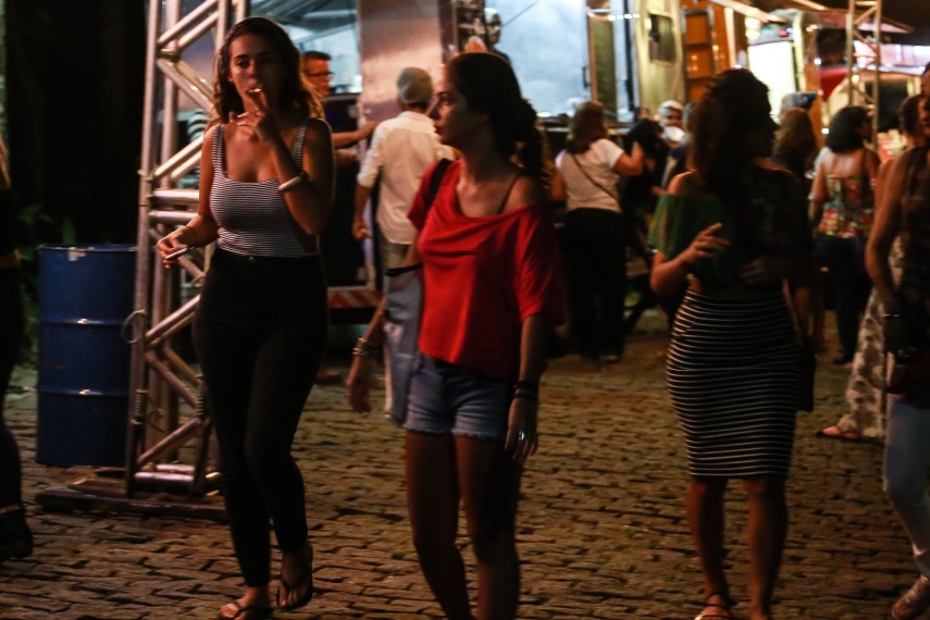 Público aproveitou a primeira edição do festival Mimo no Parque Lage, no Rio de Janeiro