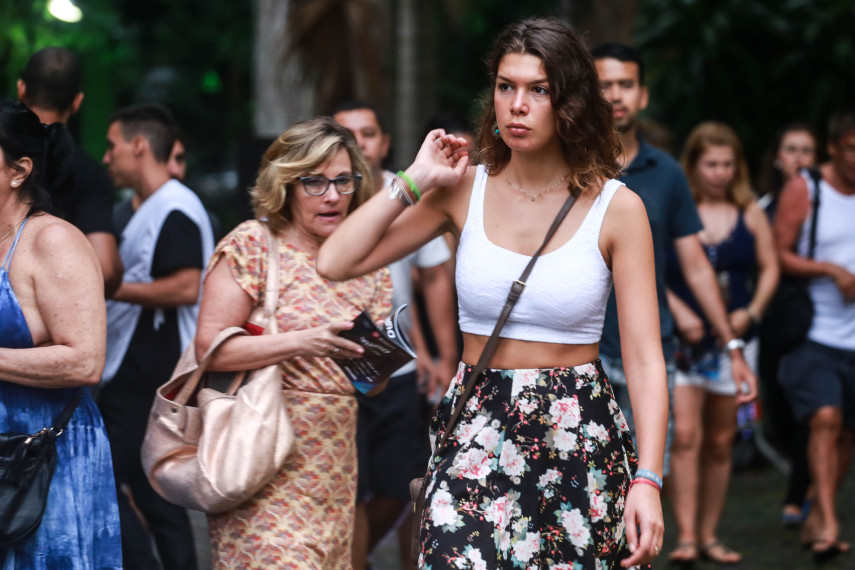 Público aproveitou a primeira edição do festival Mimo no Parque Lage, no Rio de Janeiro